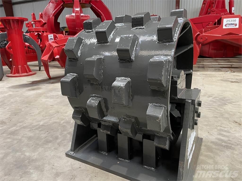  450 mm kompaktorhjul Rodillos sobre neumáticos