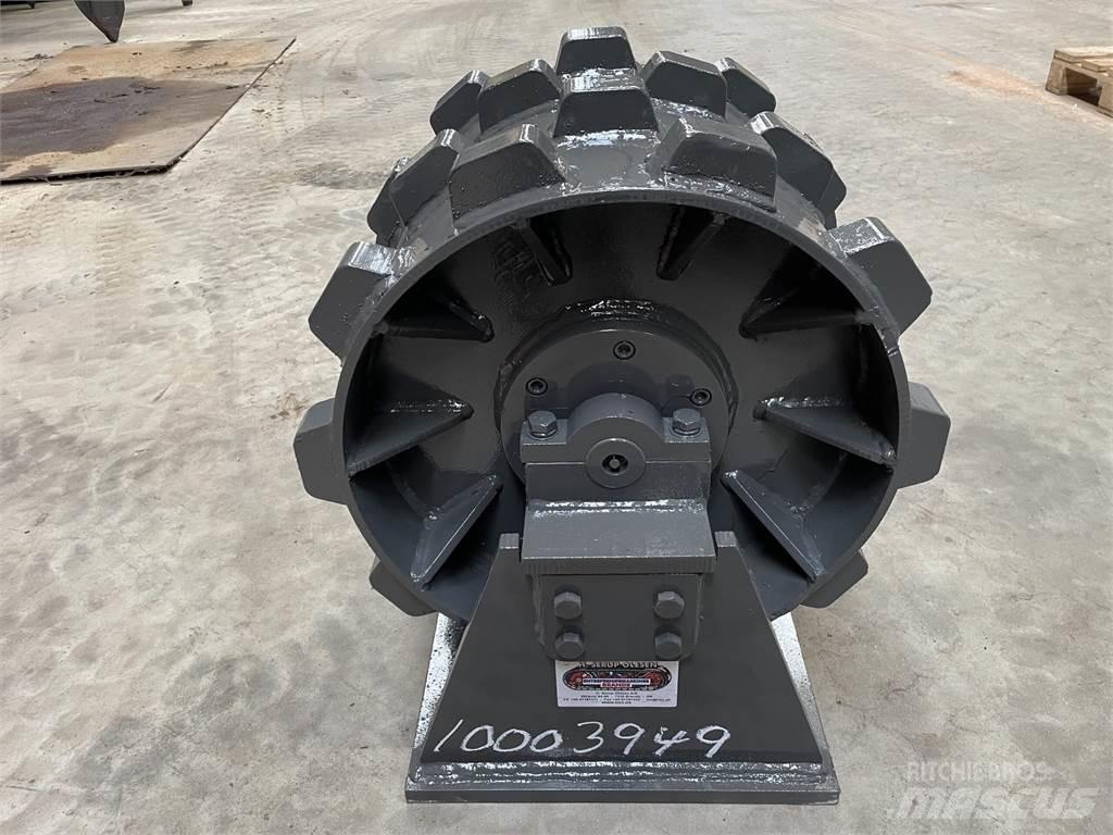  450 mm kompaktorhjul Rodillos sobre neumáticos