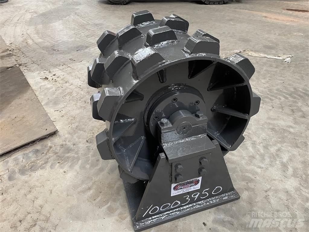  450 mm kompaktorhjul Rodillos sobre neumáticos