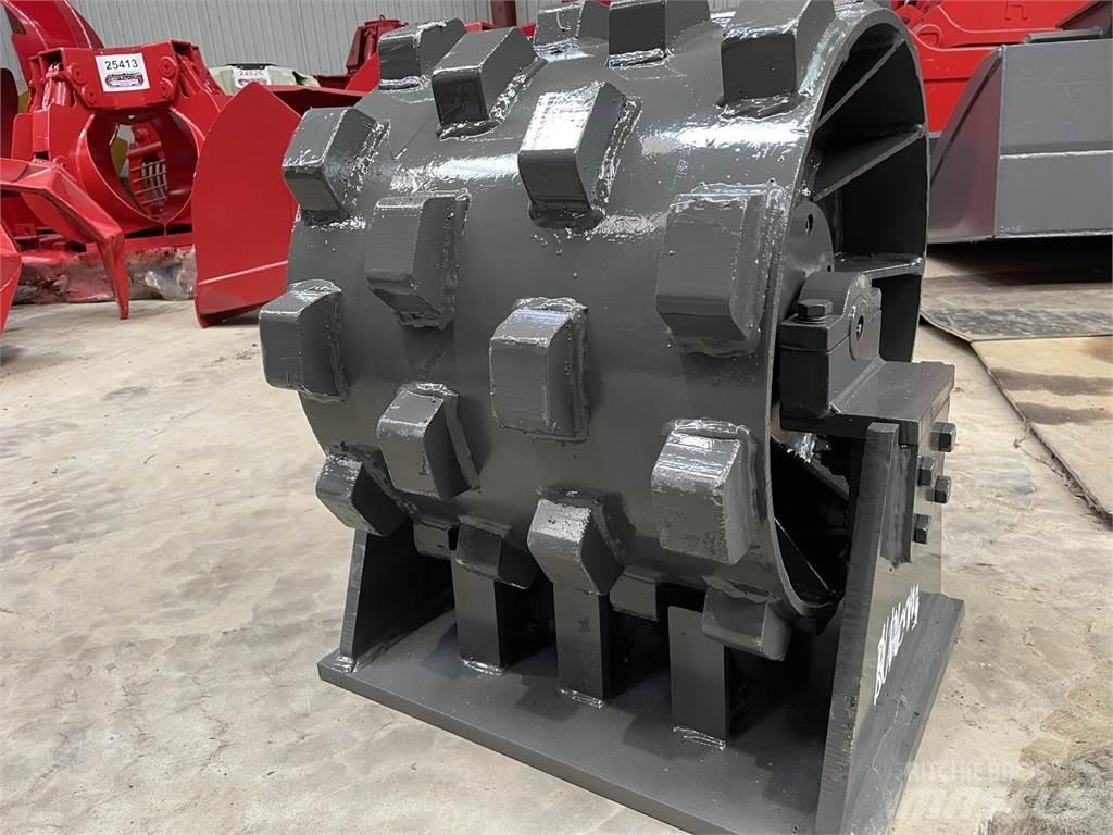  450 mm kompaktorhjul Rodillos sobre neumáticos