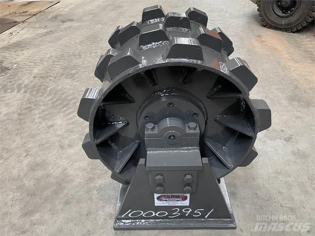  450 mm kompaktorhjul Rodillos sobre neumáticos