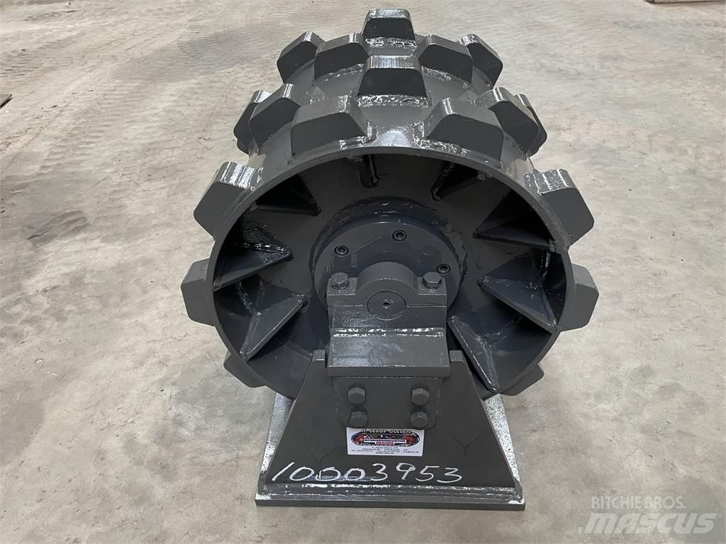  450 mm kompaktorhjul Rodillos sobre neumáticos