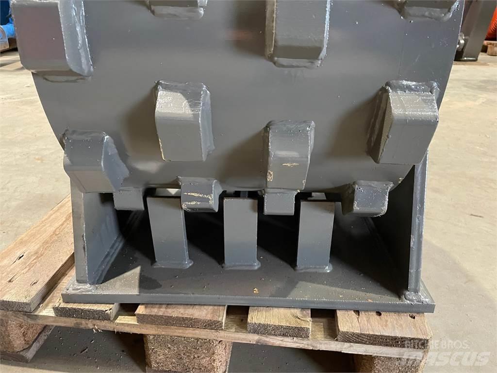  470 mm Kompaktorhjul Rodillos sobre neumáticos