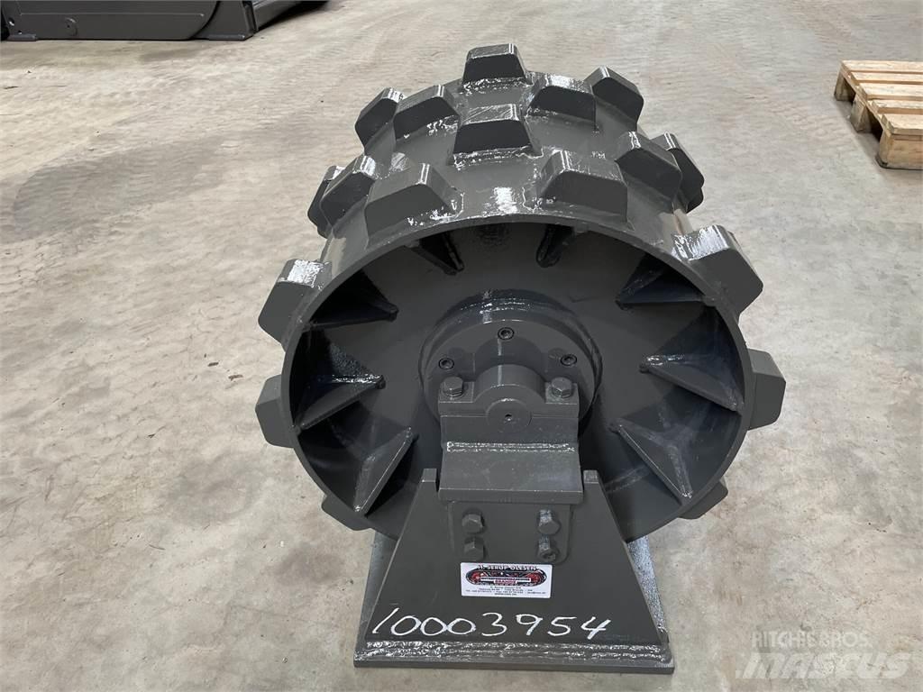  470 mm kompaktorhjul Rodillos sobre neumáticos