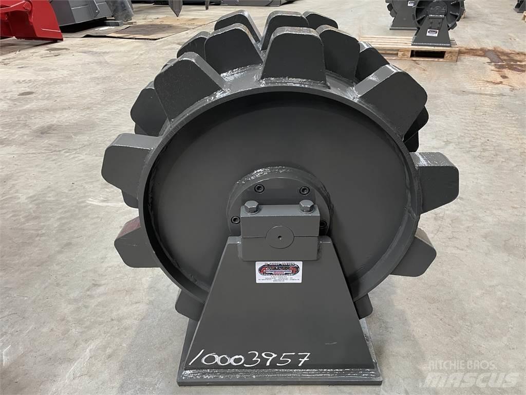  570 mm kompaktorhjul Rodillos sobre neumáticos