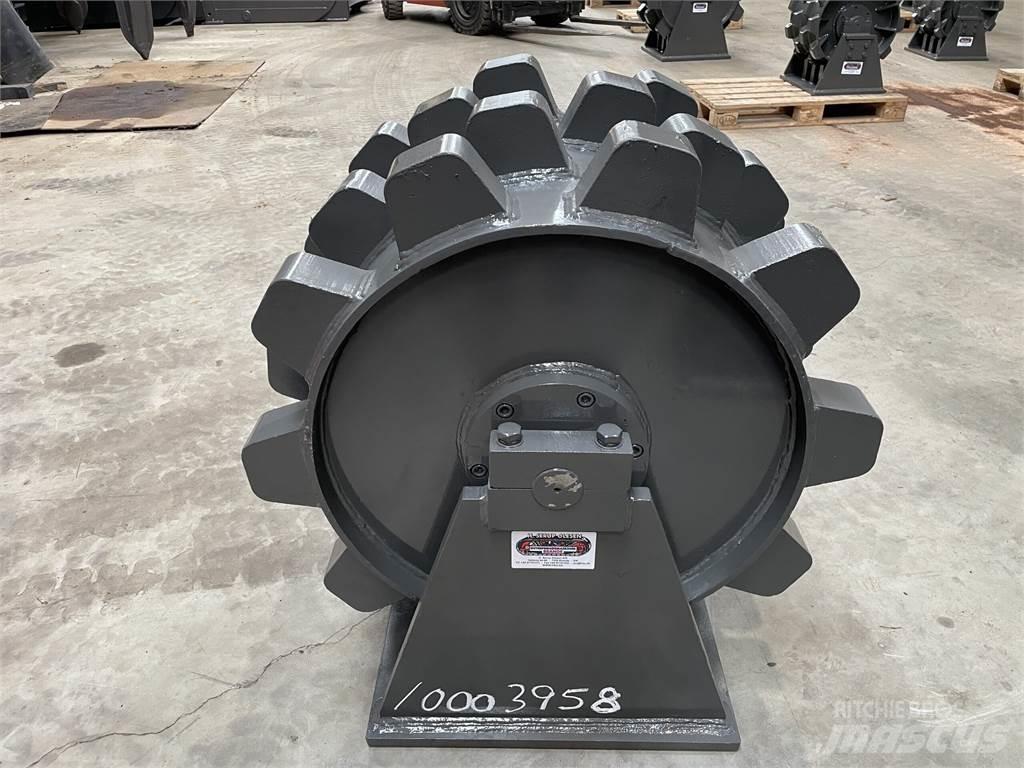  570 mm kompaktorhjul Rodillos sobre neumáticos