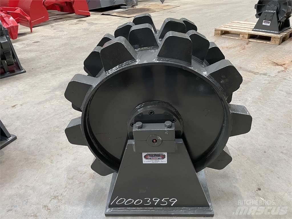  570 mm kompaktorhjul Rodillos sobre neumáticos