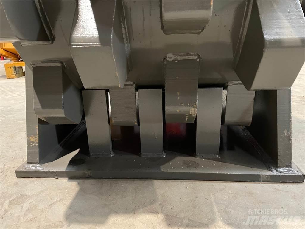  650 mm Kompaktorhjul Rodillos sobre neumáticos
