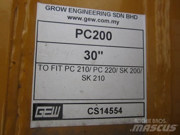  870 mm Graveskovl ex. PC200 Cucharones