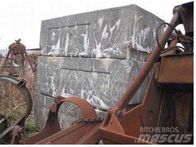  Ballastvægte 3 stk. - 3500 kg Piezas y equipos para grúas