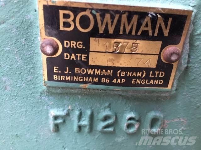 Bowman FH260 Varmeveksler Construcción - Otros