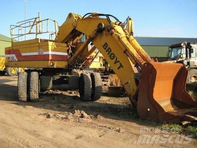 Brøyt X50WF til ophug Excavadoras de cadenas