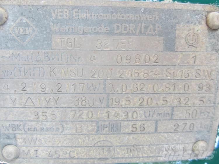  Capstan spil VEB TGL 32755 Montacargas y elevadores de material
