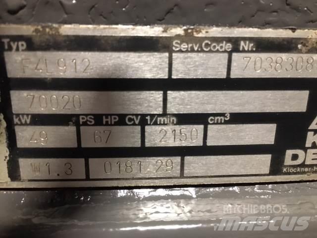 Deutz F4L 912 motor Motores