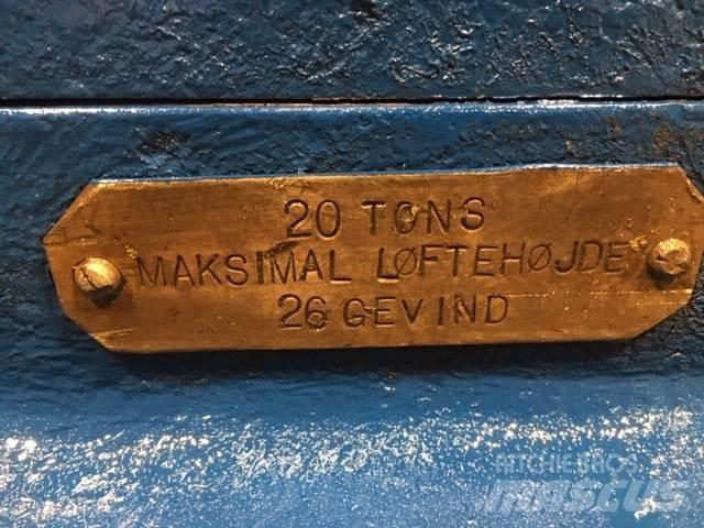  Donkraft, 20 ton mekanisk Otros componentes