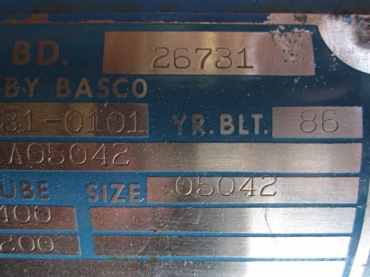  Dypkoger Basco Type 500 Otros componentes