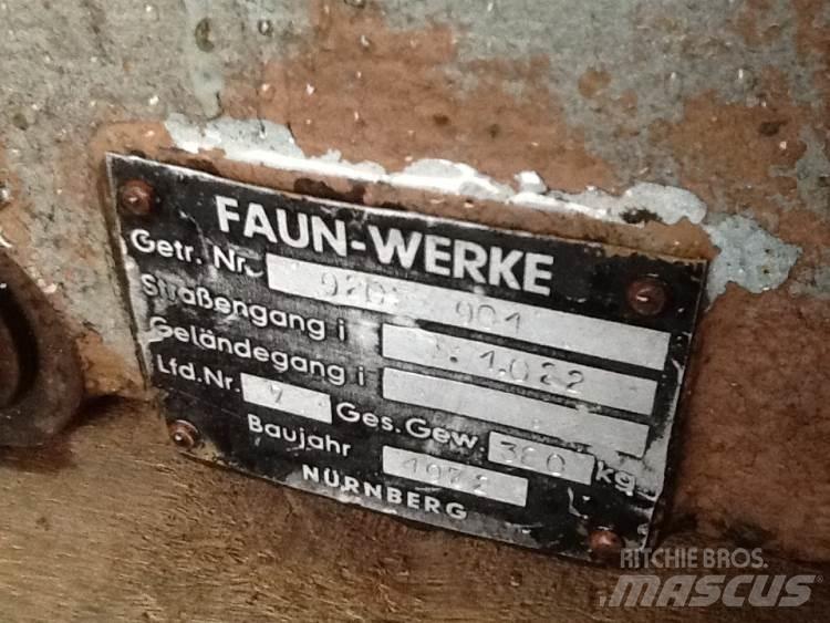 Faun gear til twin motor Cajas de cambios