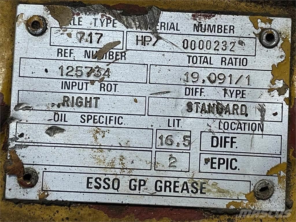  Frontaksel ex. Hydrema 906 Ejes