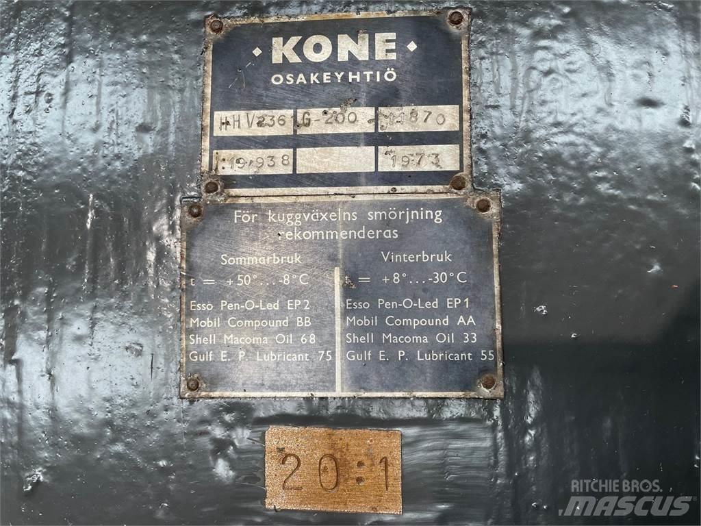 Kone Type HHV236 gear - 20:1 Cajas de cambios