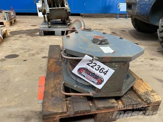  Krankrog med 3 wirehjul Piezas y equipos para grúas