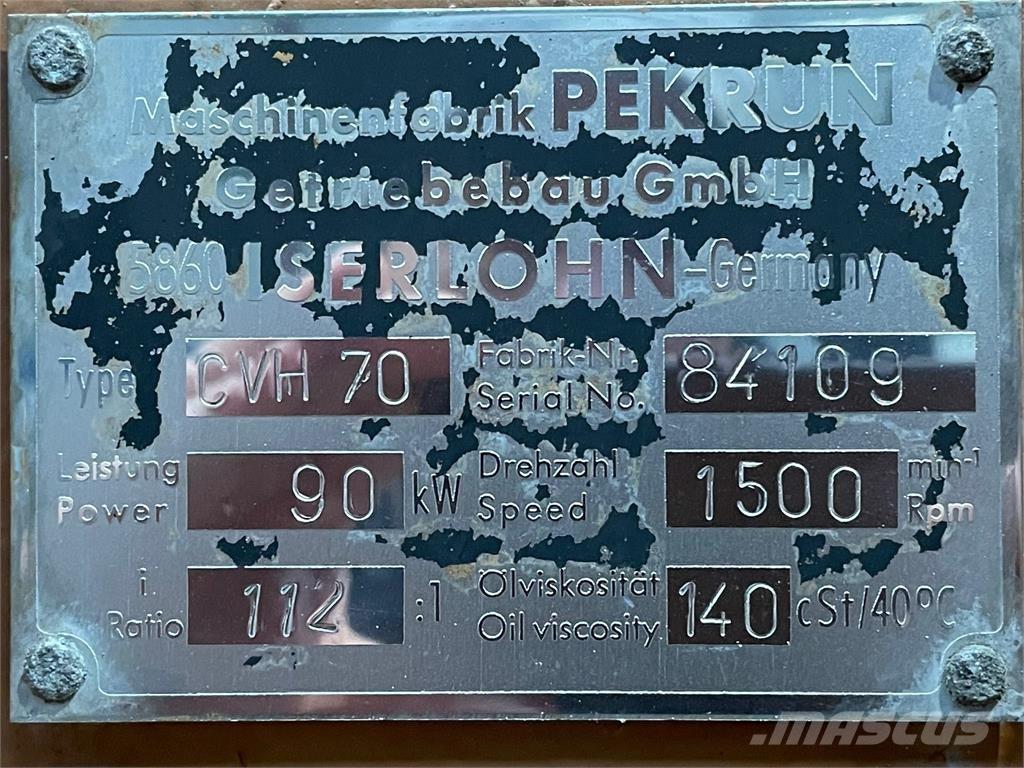  Pekrun Type CVH70 gear Cajas de cambios