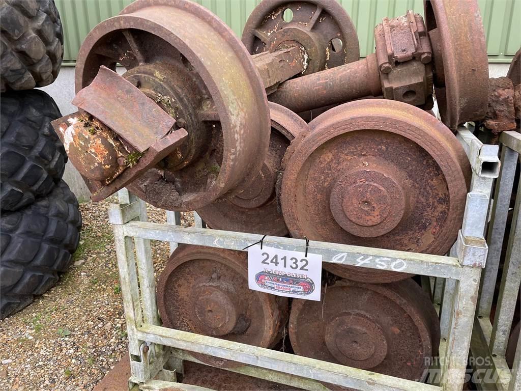  Skinnehjul ø450 mm + flange Neumáticos, ruedas y llantas