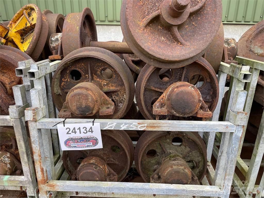  Skinnehjul ø450 mm + flange Neumáticos, ruedas y llantas