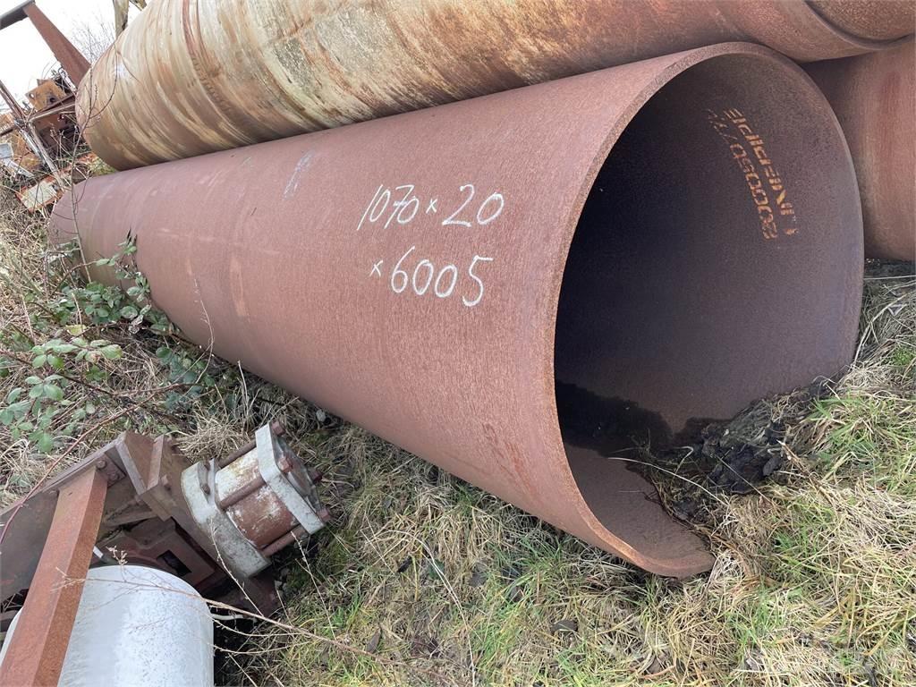  Stålrør ø1070x20x6005 mm Equipos de tuberías