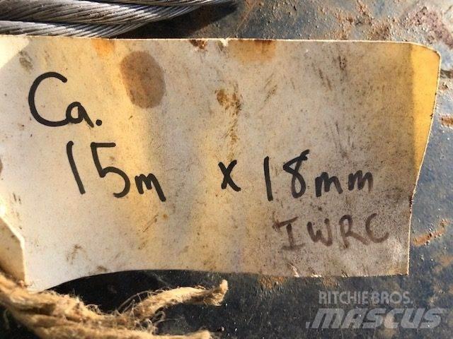  Stålwire Ø18 mm Piezas y equipos para grúas