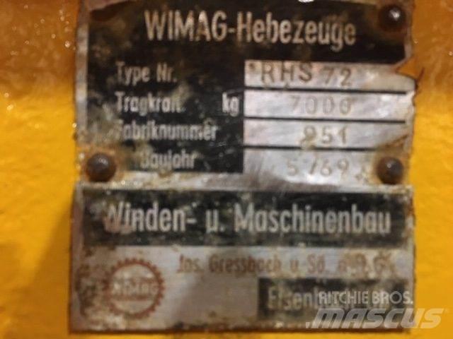  Wimag RHS72 løfteåg - 7 ton Piezas y equipos para grúas