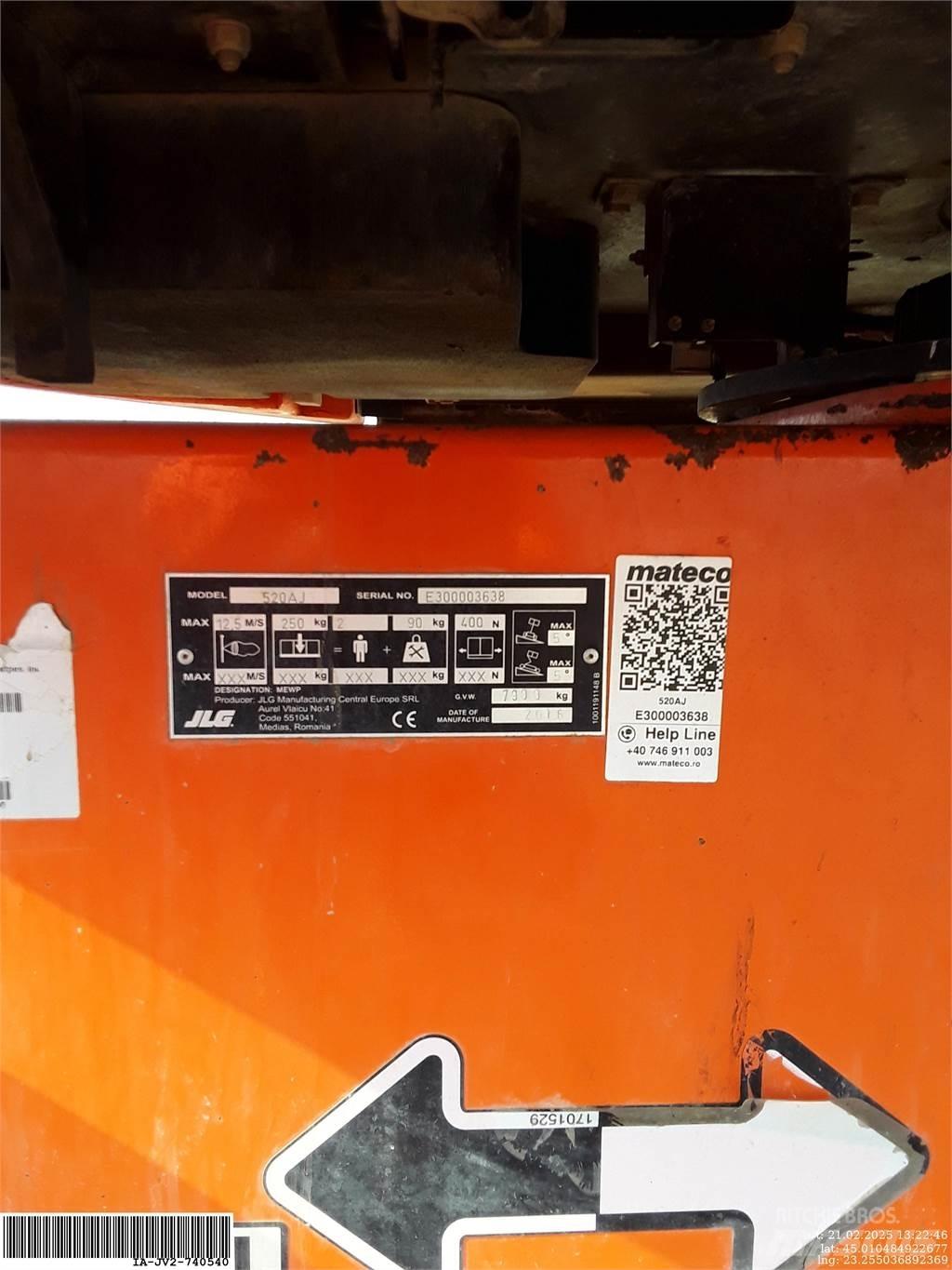 JLG 520AJ Plataforma de trabajo articulada