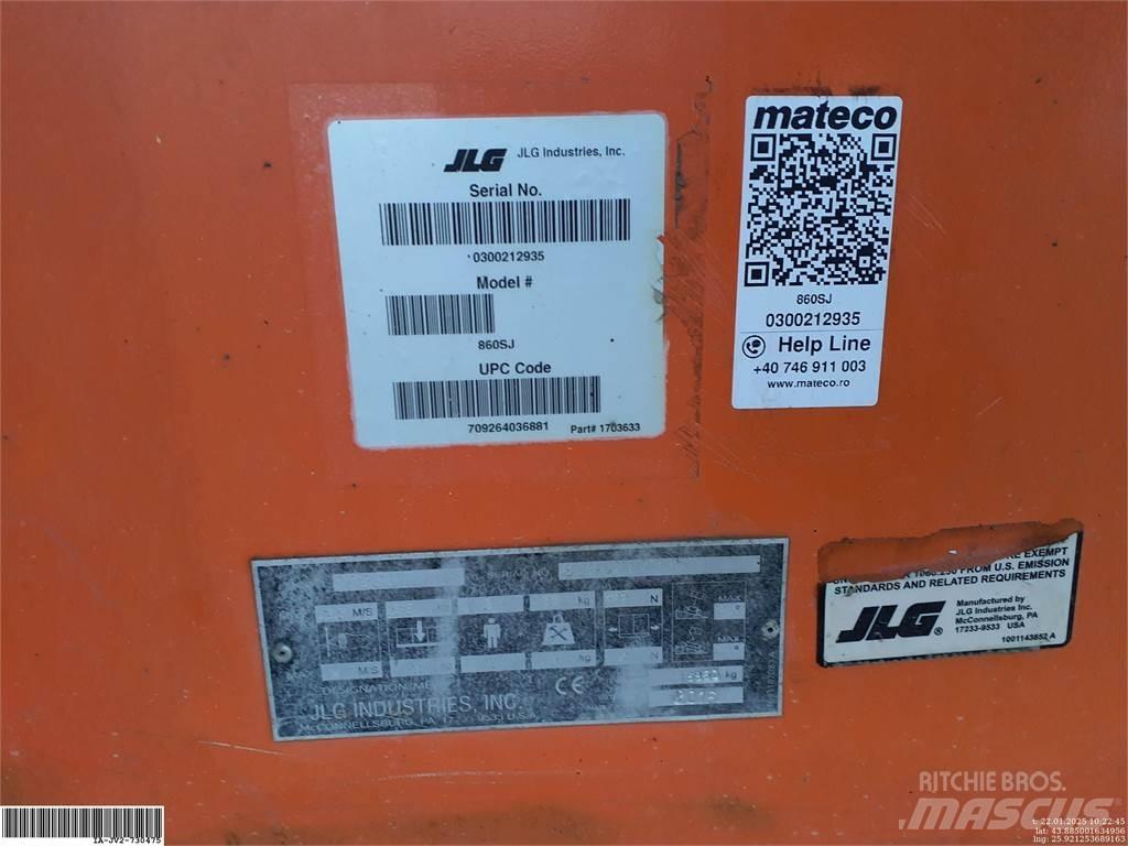 JLG 860SJ Plataforma de trabajo articulada