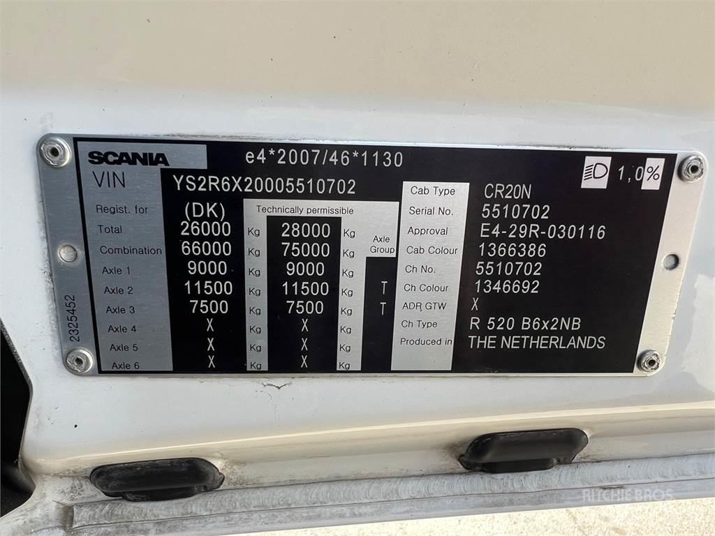 Scania R520 hejs Camiones con gancho