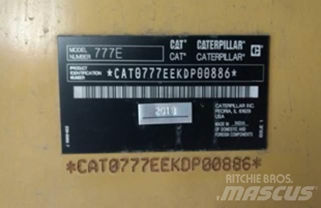 CAT 777E Dúmpers articulados