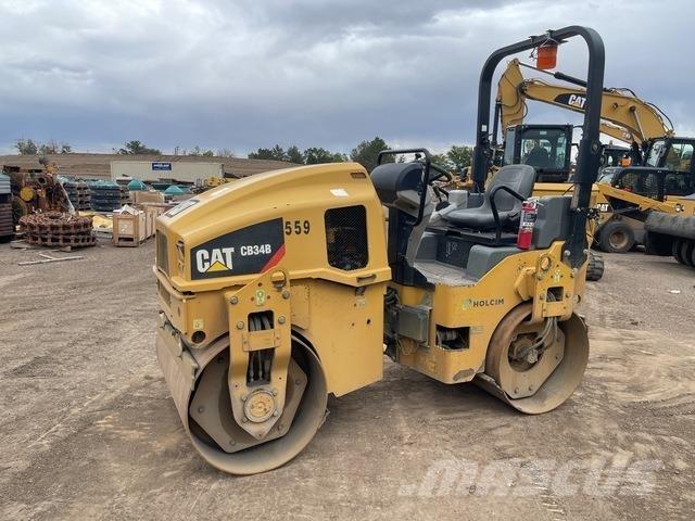 CAT CB34B Rodillos de doble tambor