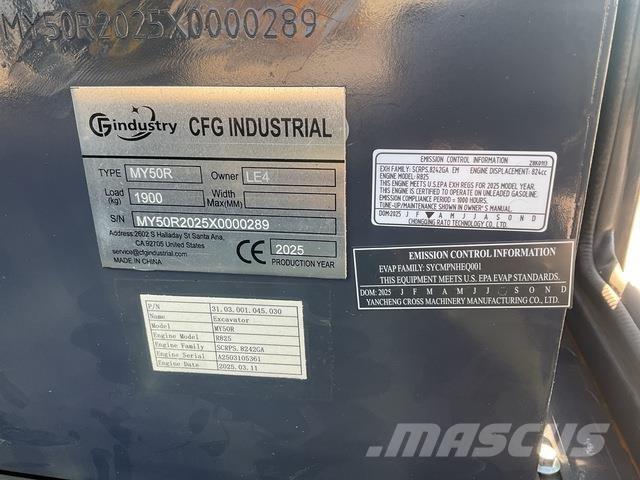 CFG MY50R Excavadoras de cadenas