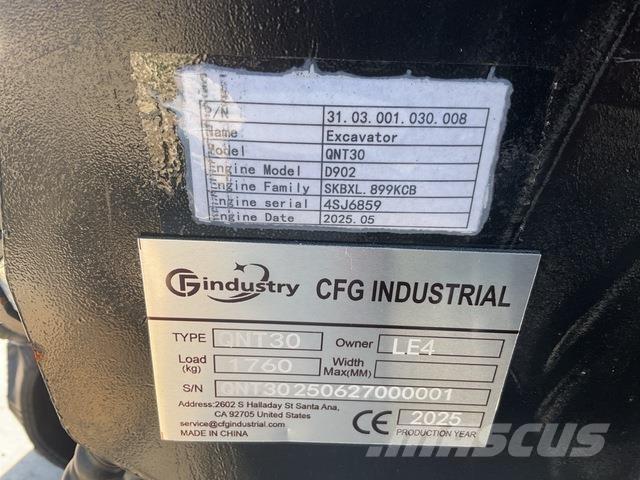 CFG QNT30 Excavadoras de cadenas