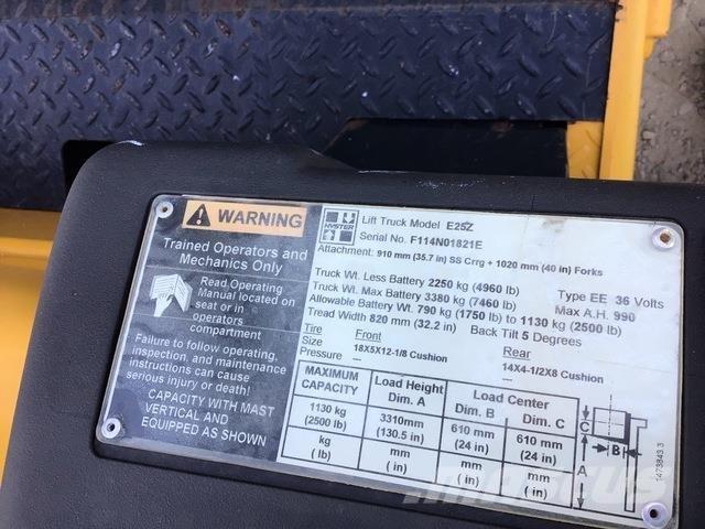 Hyster E25Z Carretillas de horquilla eléctrica