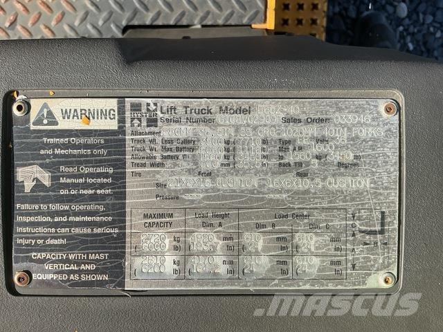 Hyster E65Z-40 Carretillas de horquilla eléctrica