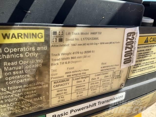 Hyster H40FTM Construcción - Otros