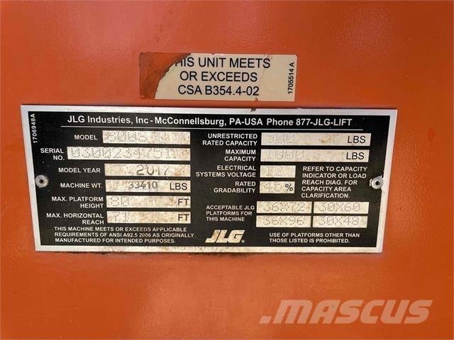JLG 800S Plataformas de trabajo telescópica