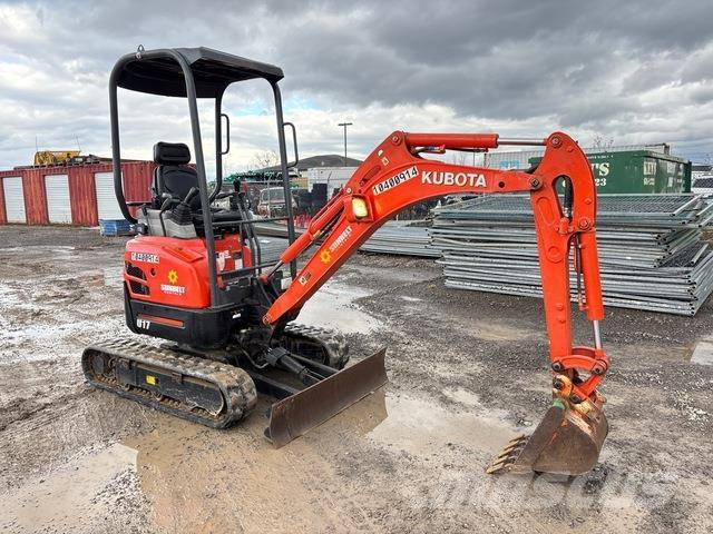 Kubota U17 Excavadoras de cadenas