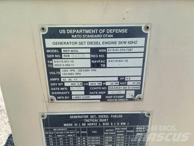  Libby MEP-802A Generadores diesel