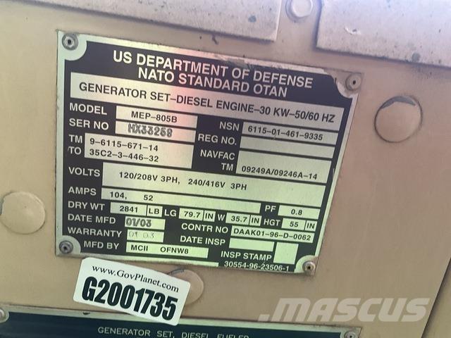  MCII MEP-805B Generadores diesel