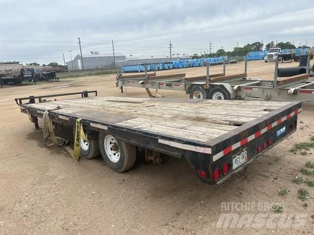 PJ Trailer Plataforma plana/laterales abatibles