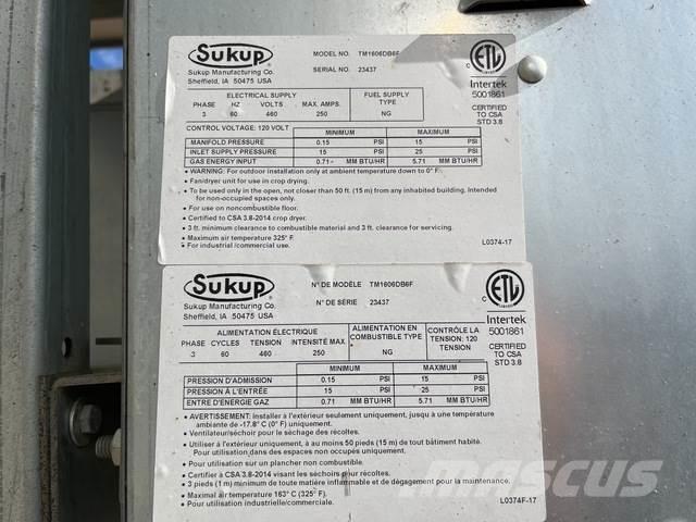 Sukup TM1606 Secadoras de grano
