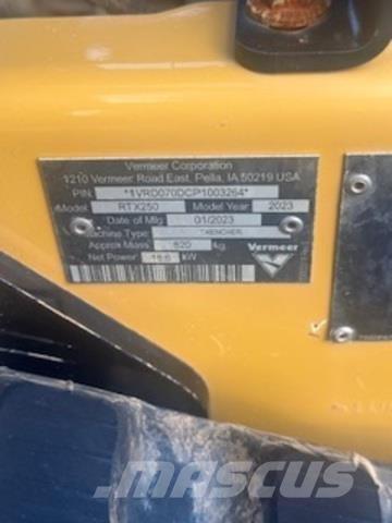Vermeer RTX250 Excavadoras de zanjas