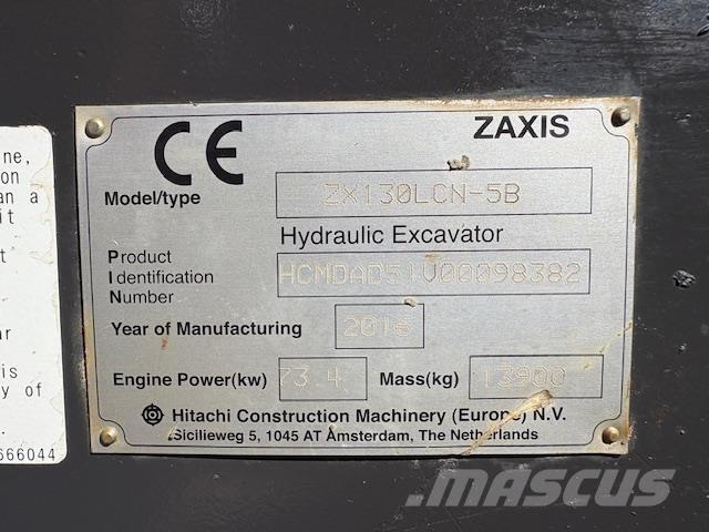 Hitachi ZX130-5 Excavadoras de cadenas