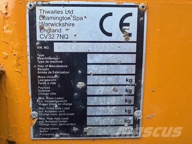 Thwaites 3T Swivel Dúmpers de obra