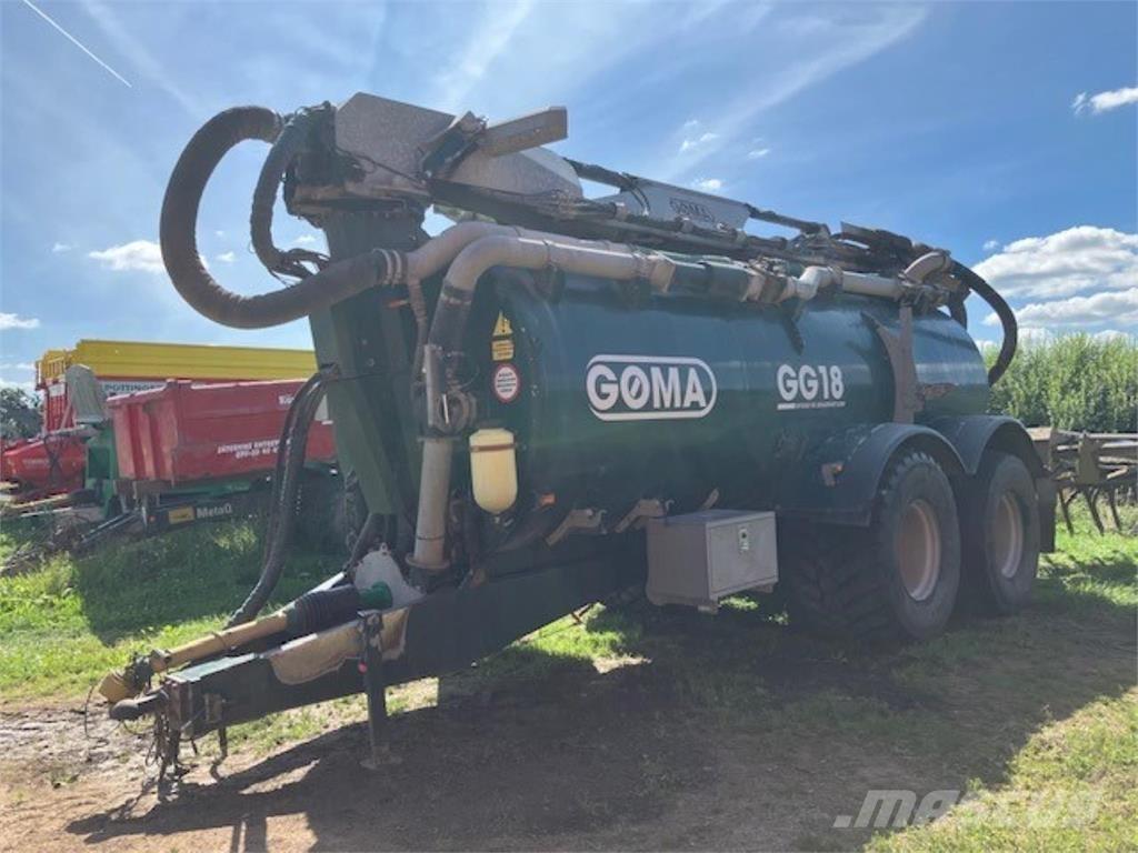 Gøma GG 18 Cisternas o cubas esparcidoras de purín